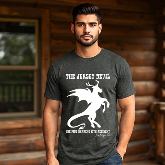 The number 1 Jersey Devil T shirt by NostalgicTee.com
