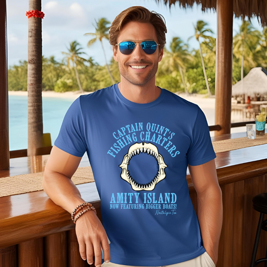 Captain Quint's Fishing Charters Amity Island now featuring bigger boats by NostalgicTee