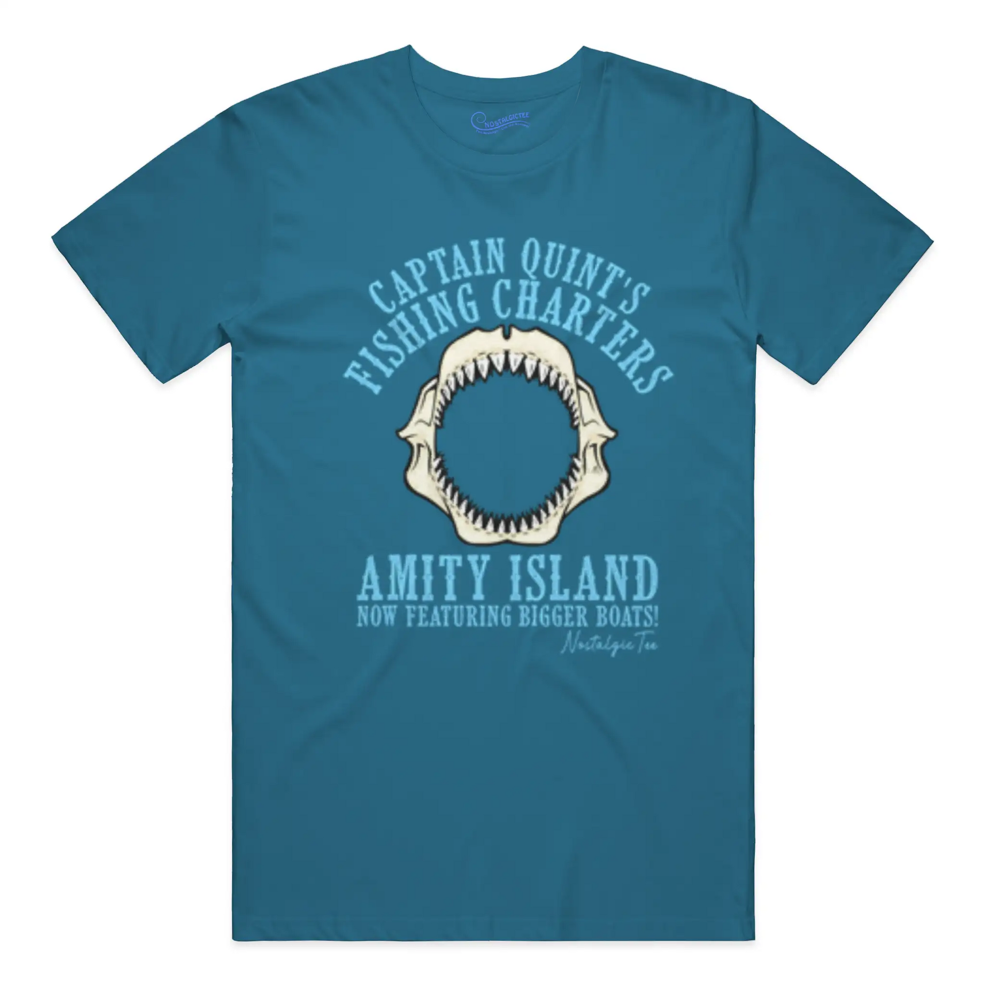 Captain Quint's Fishing Charters Men's T-Shirt by NostalgicTee