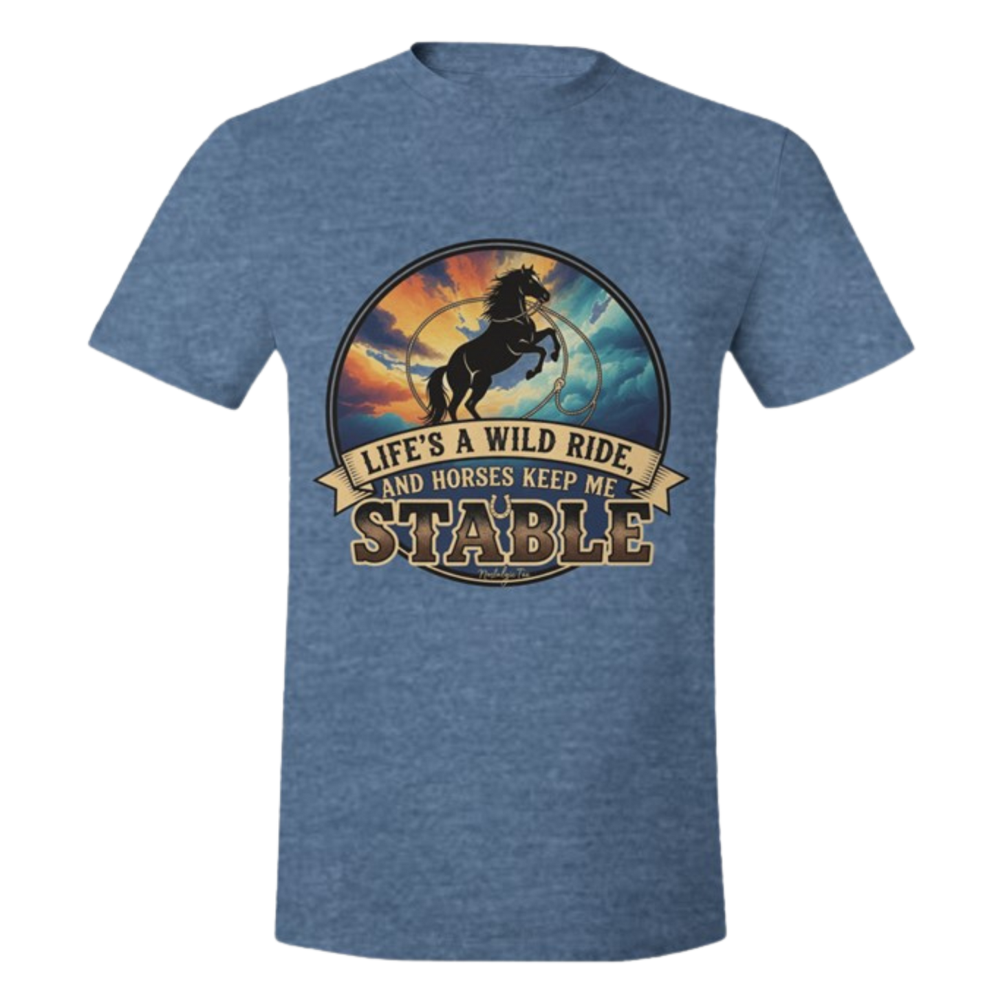 Wild horse western top