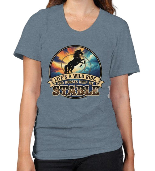 NostalgicTee Western horse graphic t-shirt