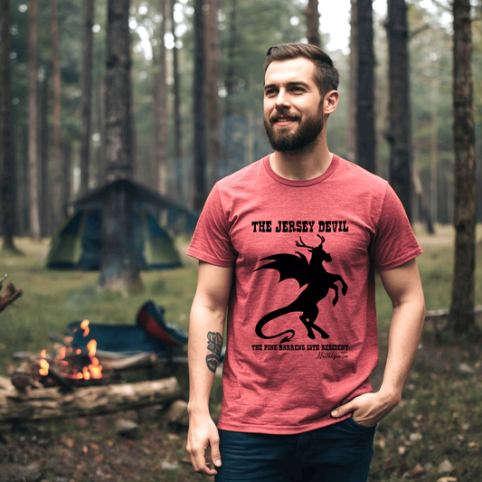 Jersey Devil Red T-shirt unisex