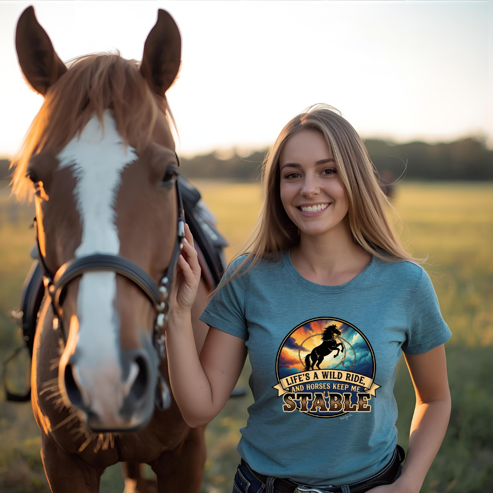 Life's a wild ride T shirt NostalgicTee