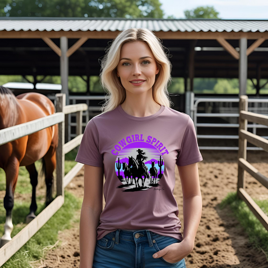 Cowgirl Spirit T-Shirt – Western Horse Lover Graphic Tee