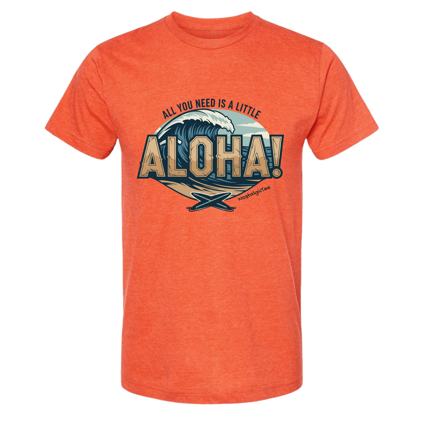 Aloha Graphic T-Shirt for Men – Island Vibes Streetwear Tee, Hawaiian Spirit