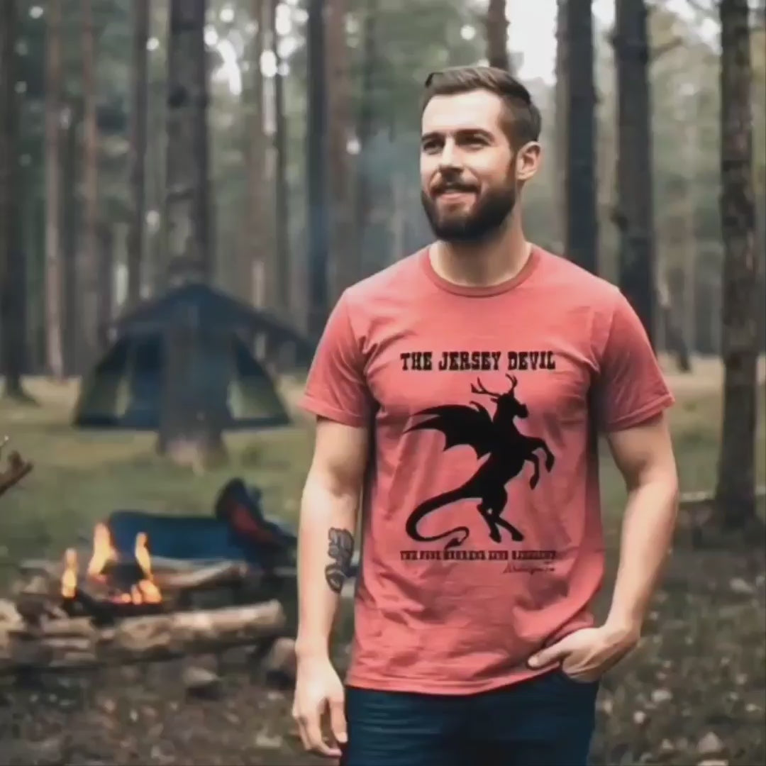 video of man in the pine barrens hearing the jersey devil scream